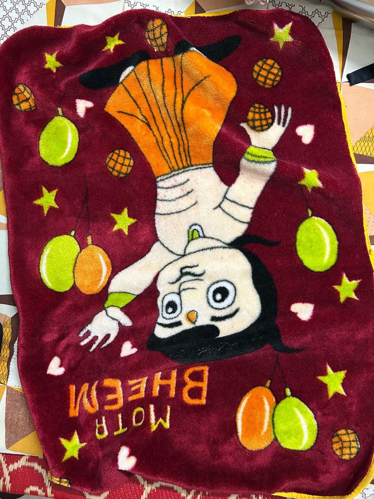Cute Motu Bheem Blanket