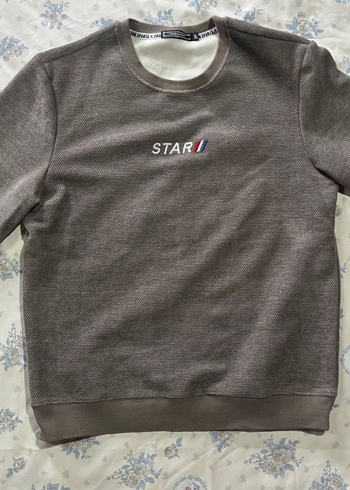 Men's Grey "STAR" Sweatshirt
