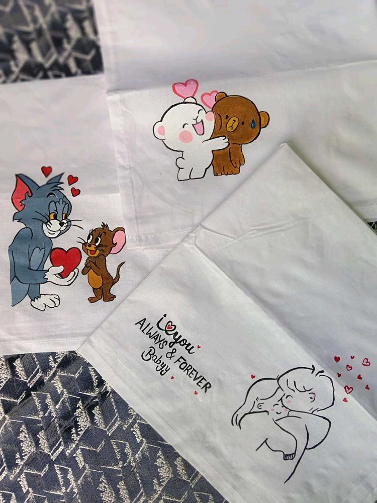Hand Painted Couple Rumaal❤️| Choose Your Design❤️