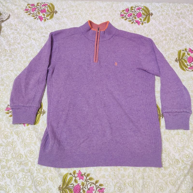 Mens Purple Chain Sweater