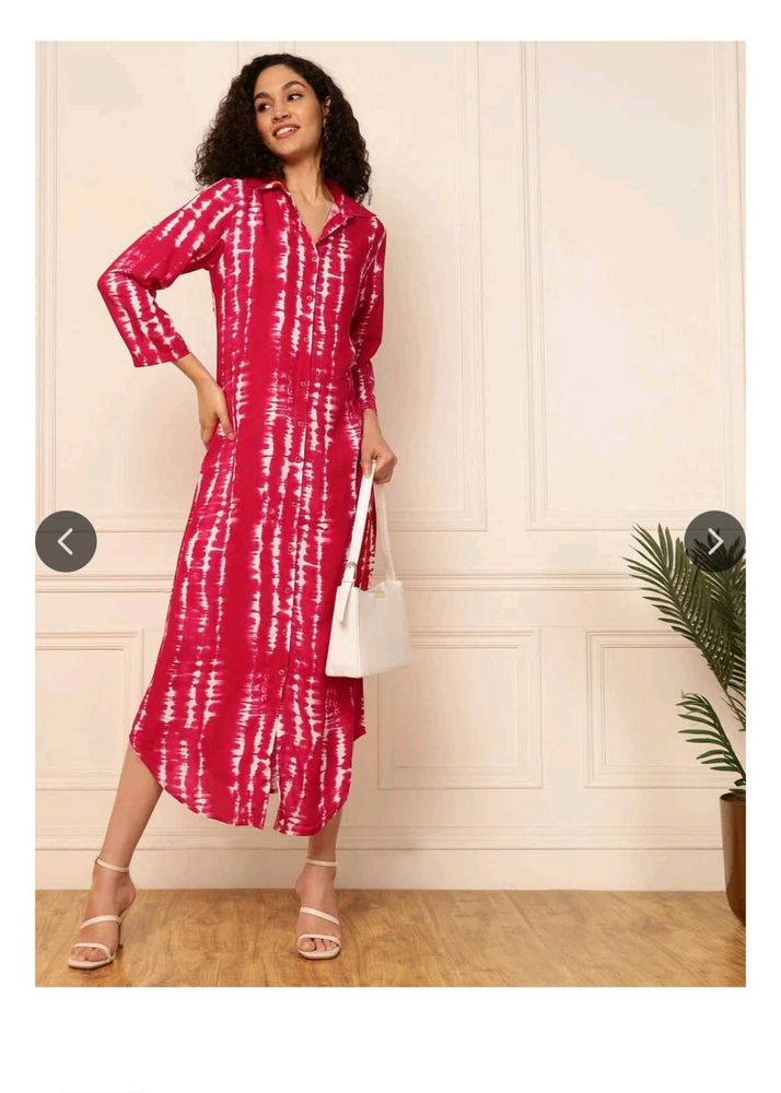 Pink Tie-Dye Kurta
