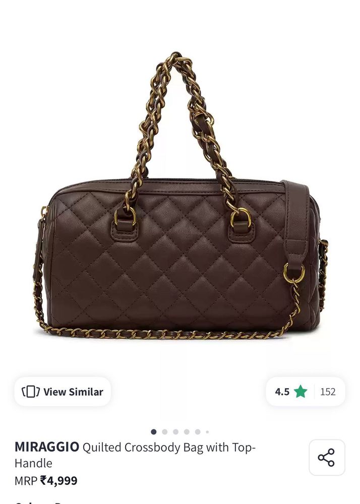 Quilted Chain Shoulder Bag