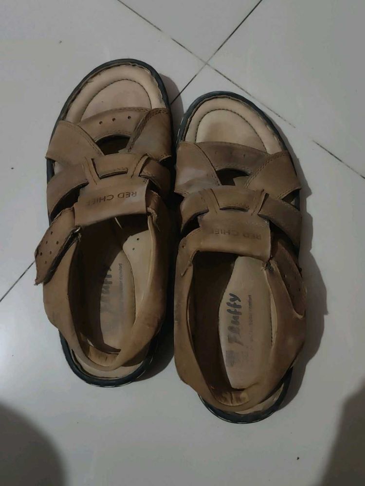 Red Chief Leather Sandals