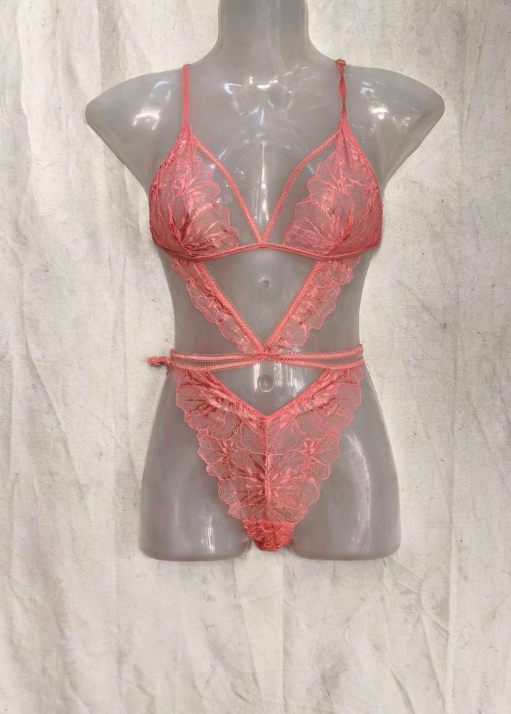 I. Lace Teddy Lingerie bodysuit