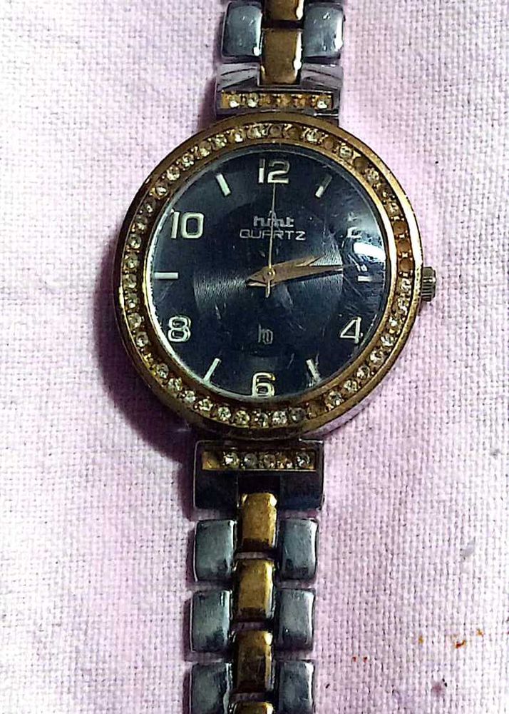 Hmt Quartz Two-Tone Watch