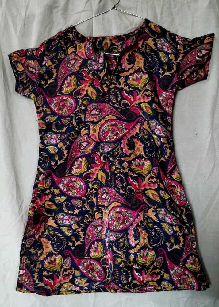 Paisley Print Short Kurti