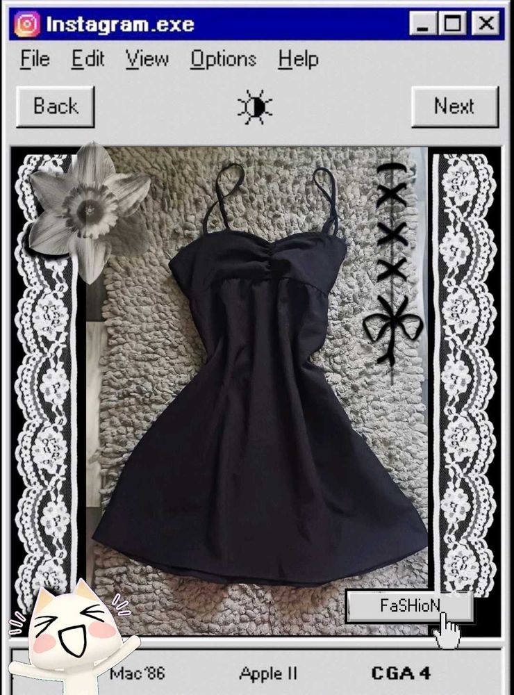 H&amp;M Black Babydoll Mini Dress ✨️🖤