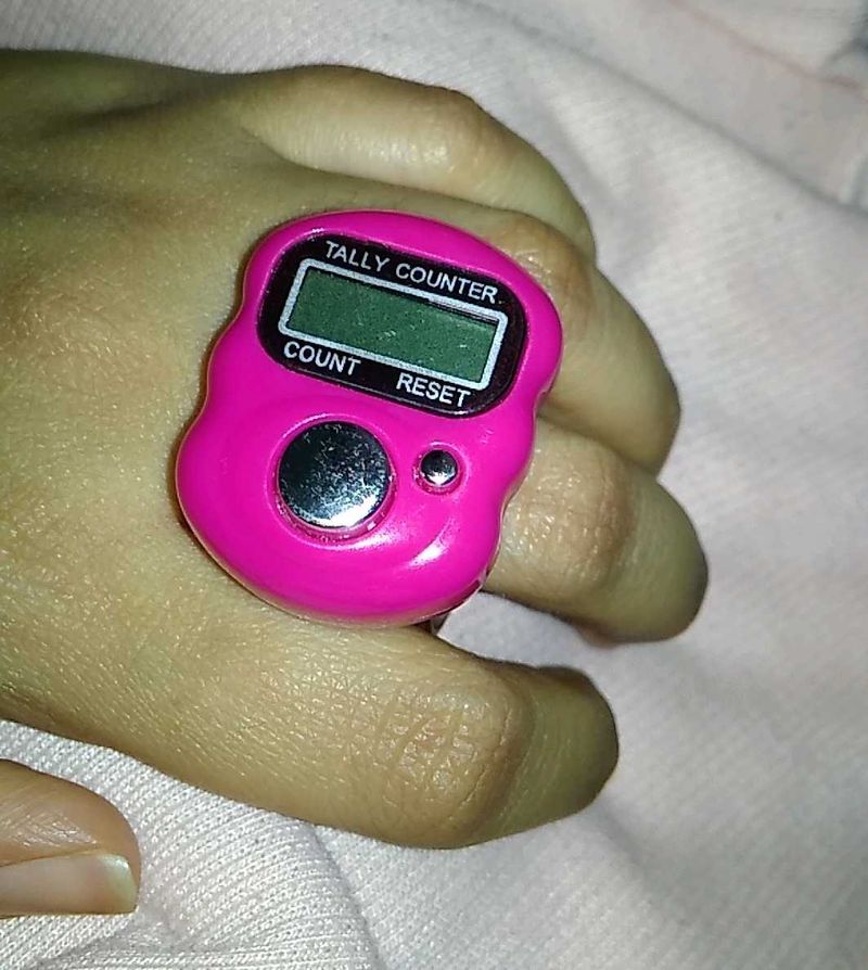 Pink Tally Counter Ring