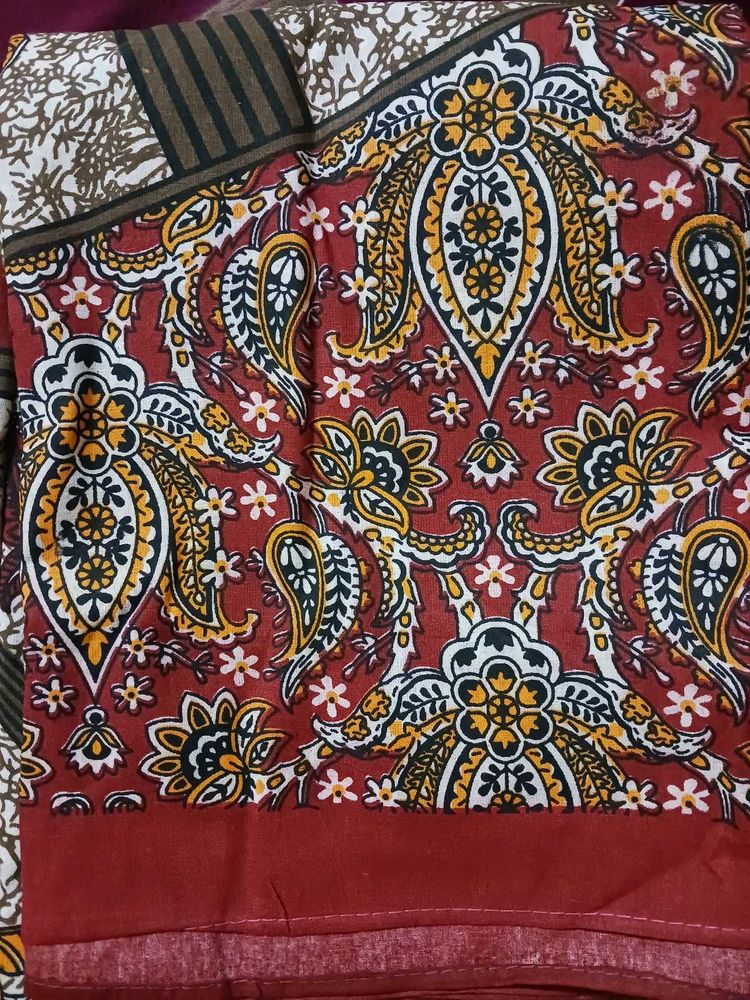 rajasthani print cotton double bedsheet