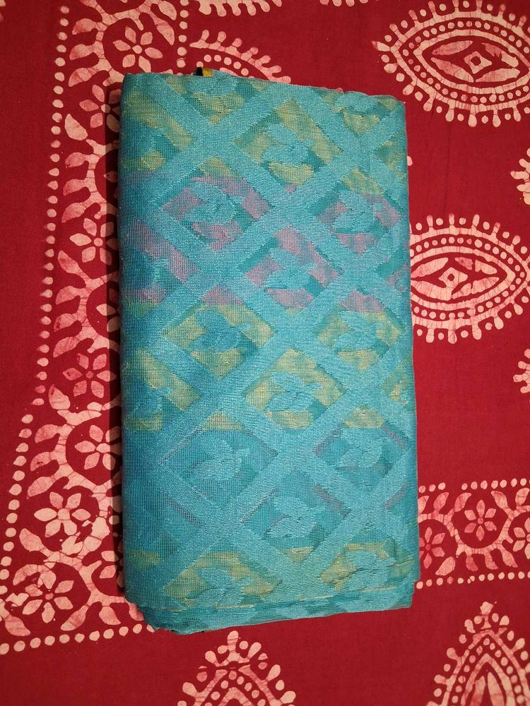 Beautiful Teal Saree