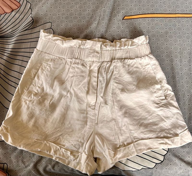 ✨ Forever 21 White Linen Shorts | Size 30