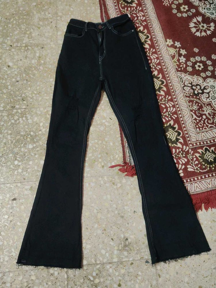 dressberry Black bell bottom jeans