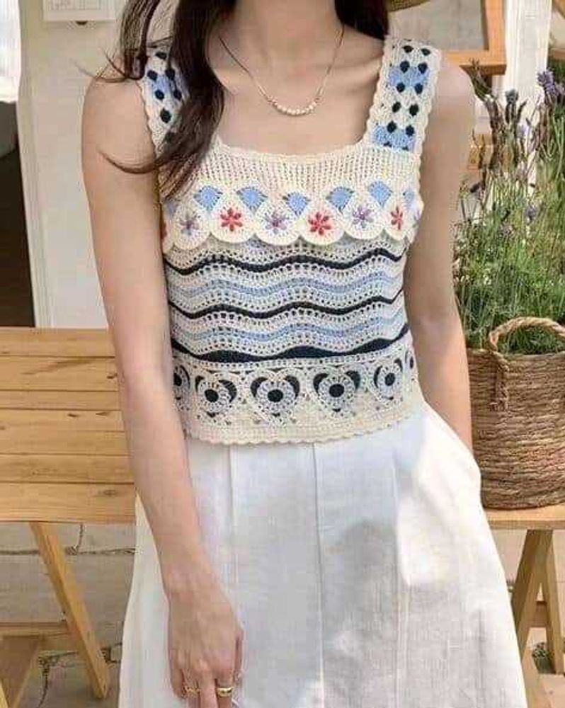 Crochet Tops .