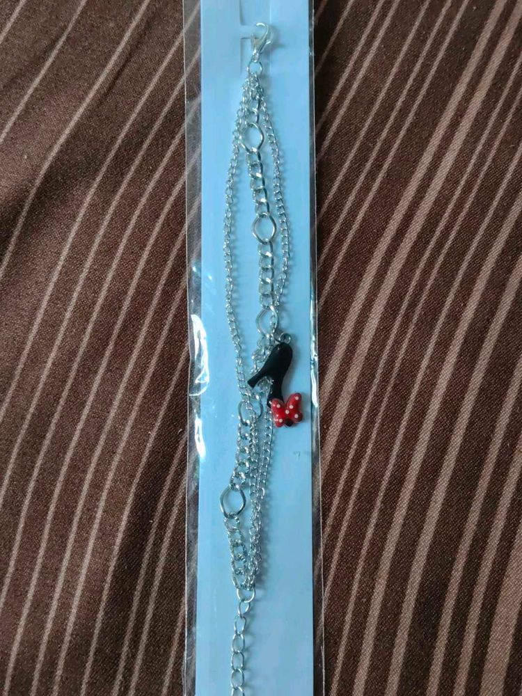 Cute Anklet with Shoe Charm
