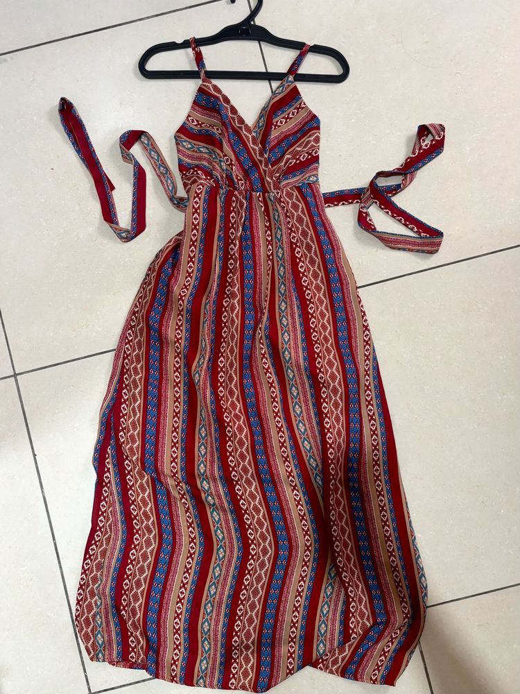 ☀️Boho Print Maxi Dress