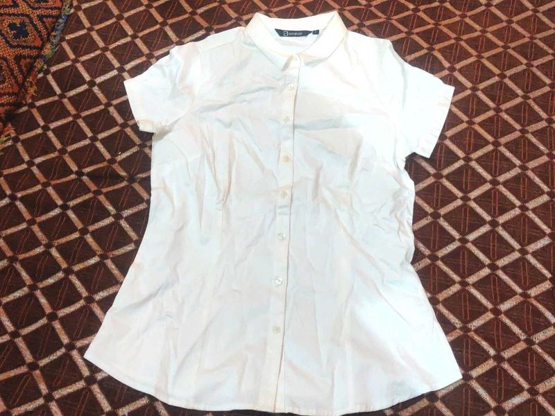 White Annabelle Brand Shirt
