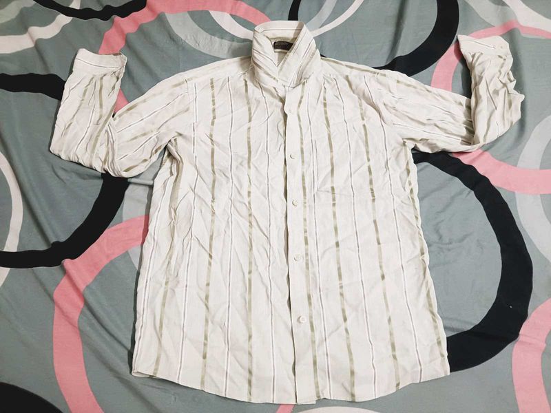Men's Striped Long Sleeve Shirt
