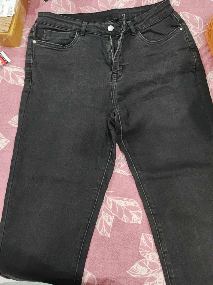 Classic Black Denim Jeans