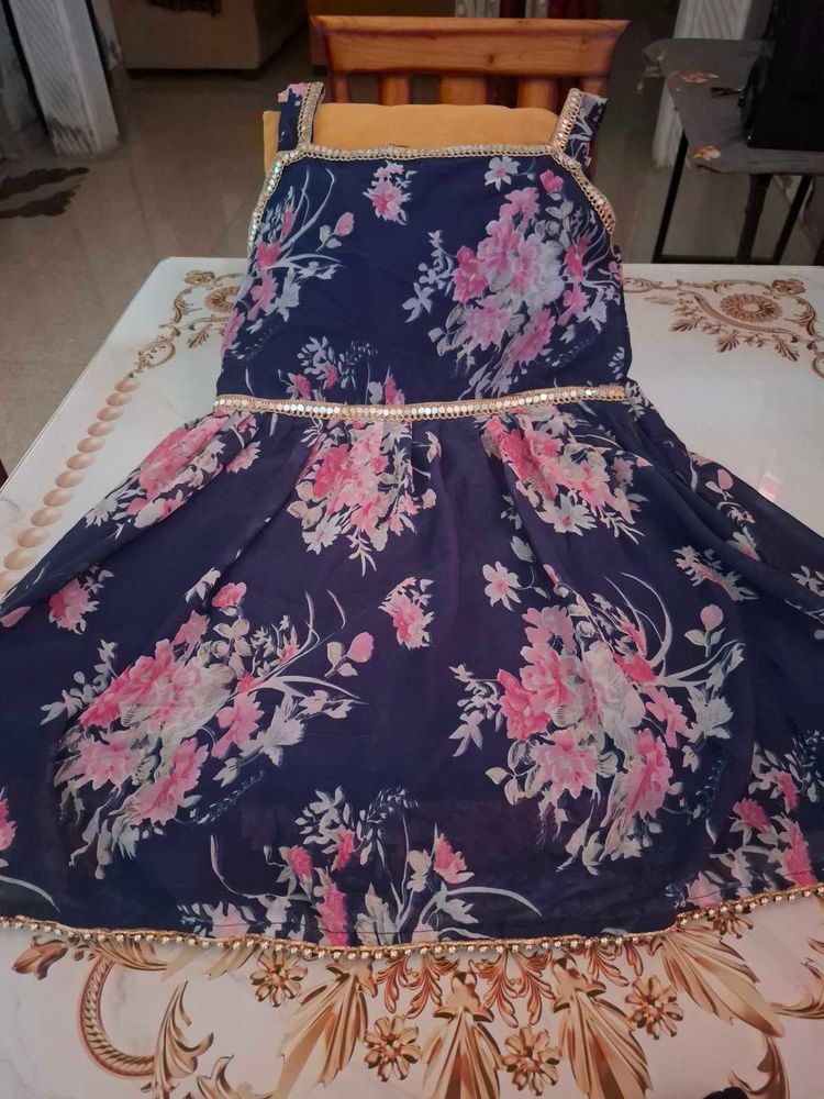 Chic Floral Ethnic Sharara Suit