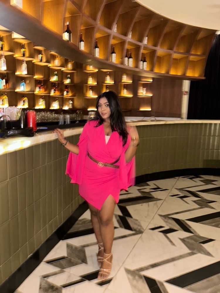 fuchsia flow wrap dress