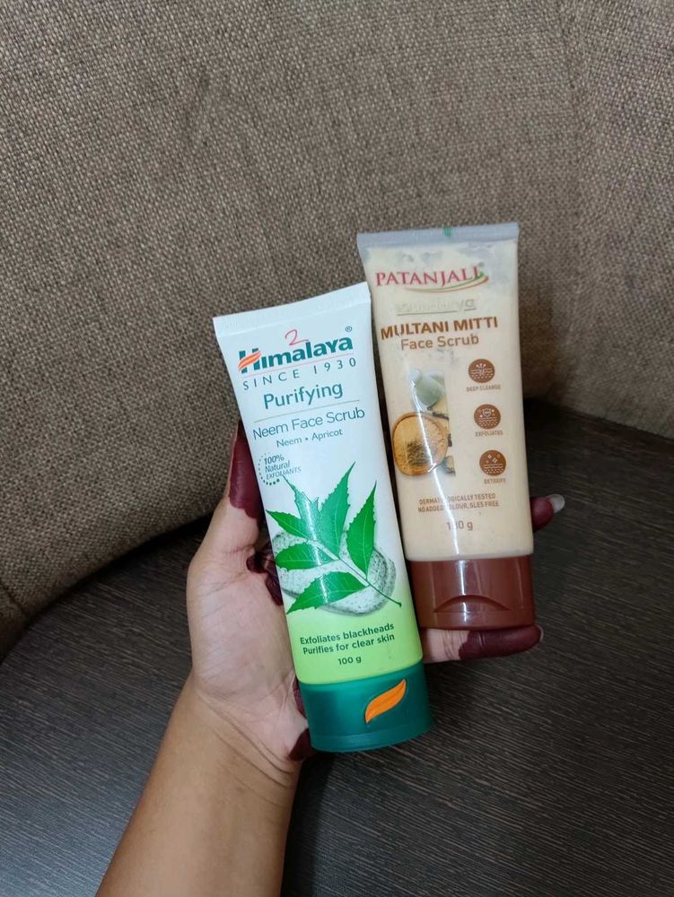 Himalaya &amp; Patanjali Face Scrubs