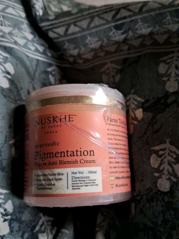 Ayurvedic Pigmentation Cream