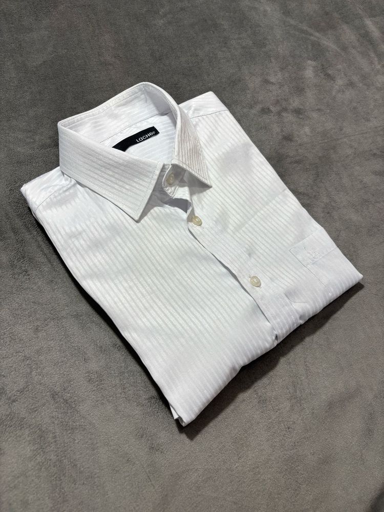 LACHEF White Striped Shirt