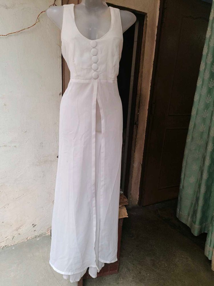 Elegant White Maxi Dress