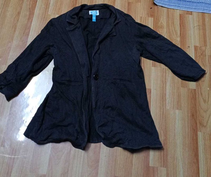 Dark Gray Blazer Jacket