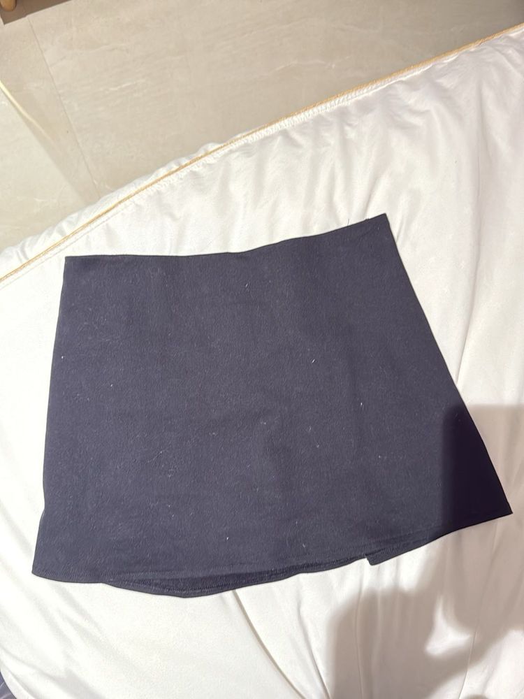 Classic Black A-Line Mini Skirt
