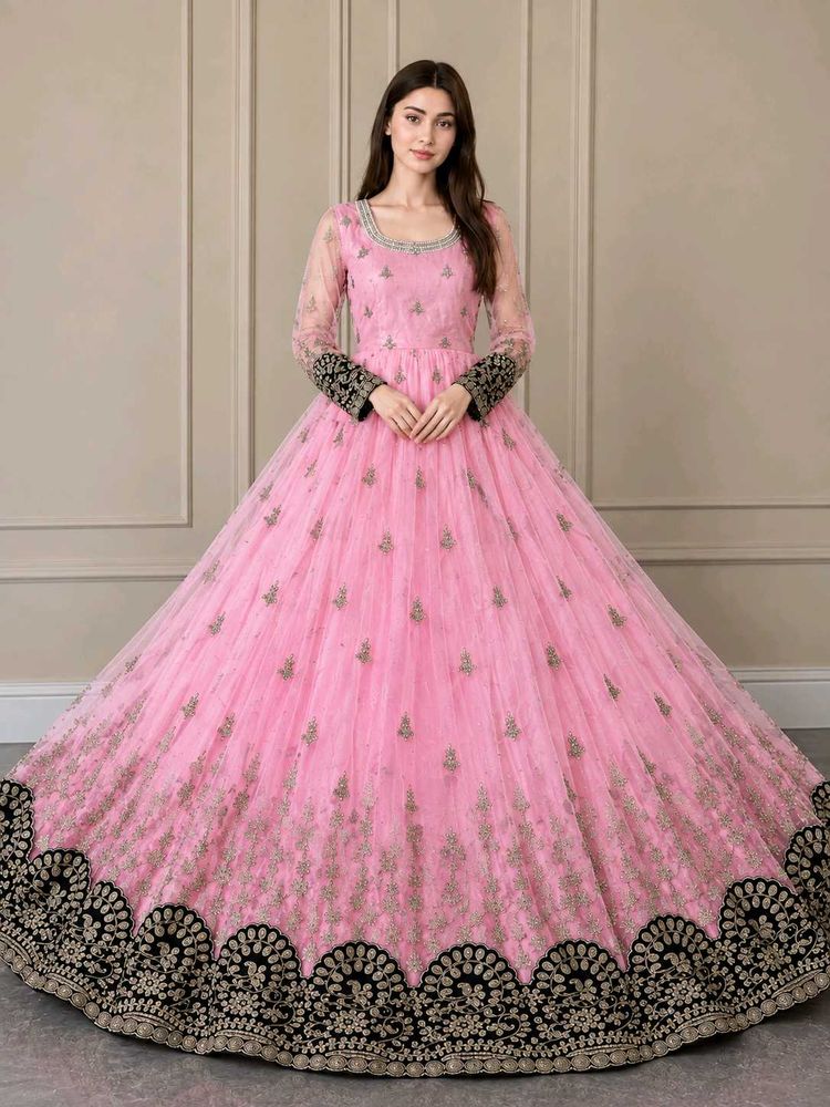 Stunning Pink Embellished gown