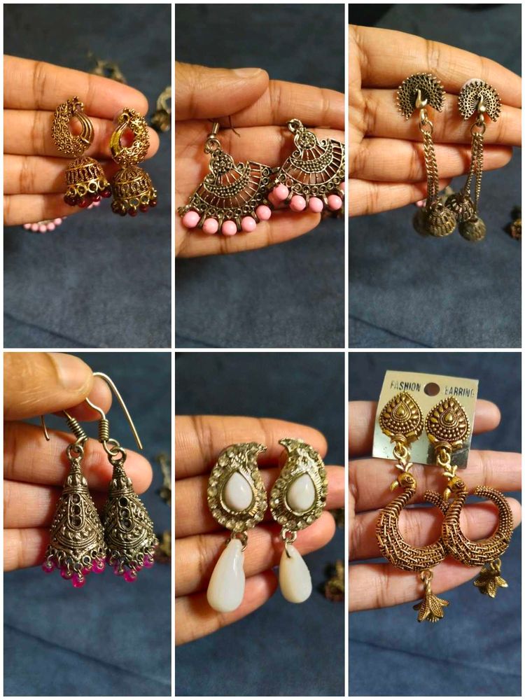 6 Pairs Earrings Set