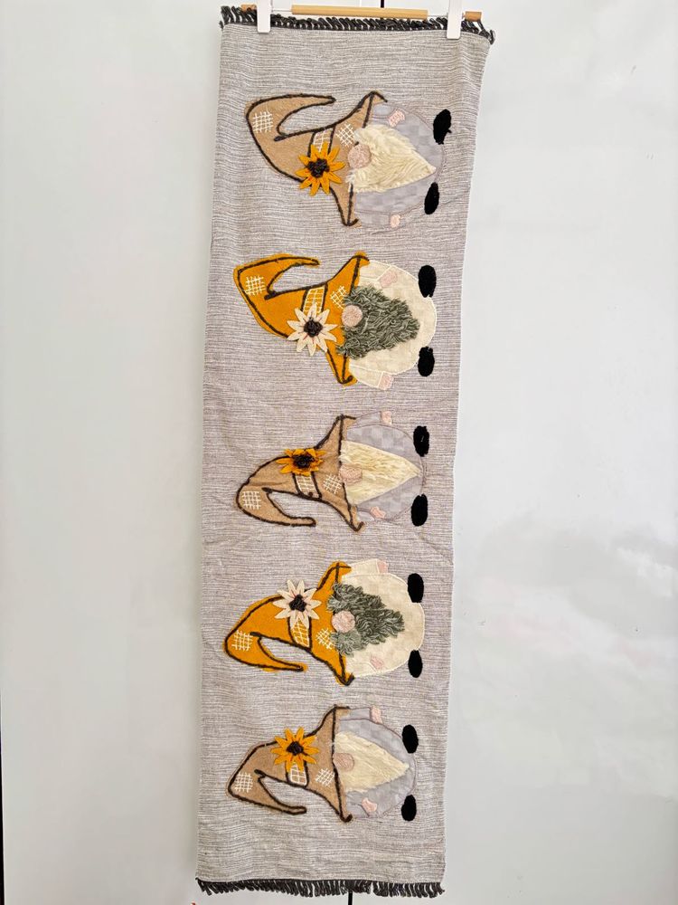 Charming Gnome Table Runner