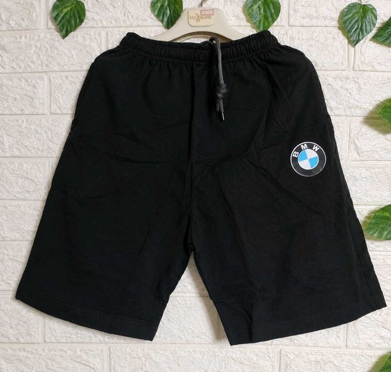 BMW Black Athletic Shorts