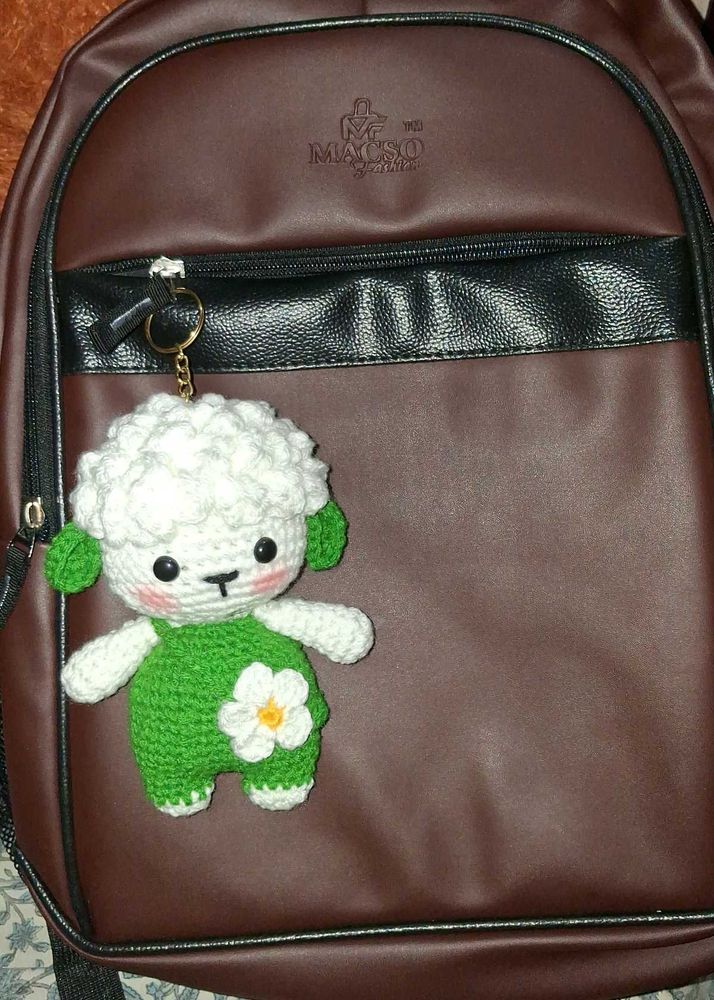 Cute Crochet Sheep Charm