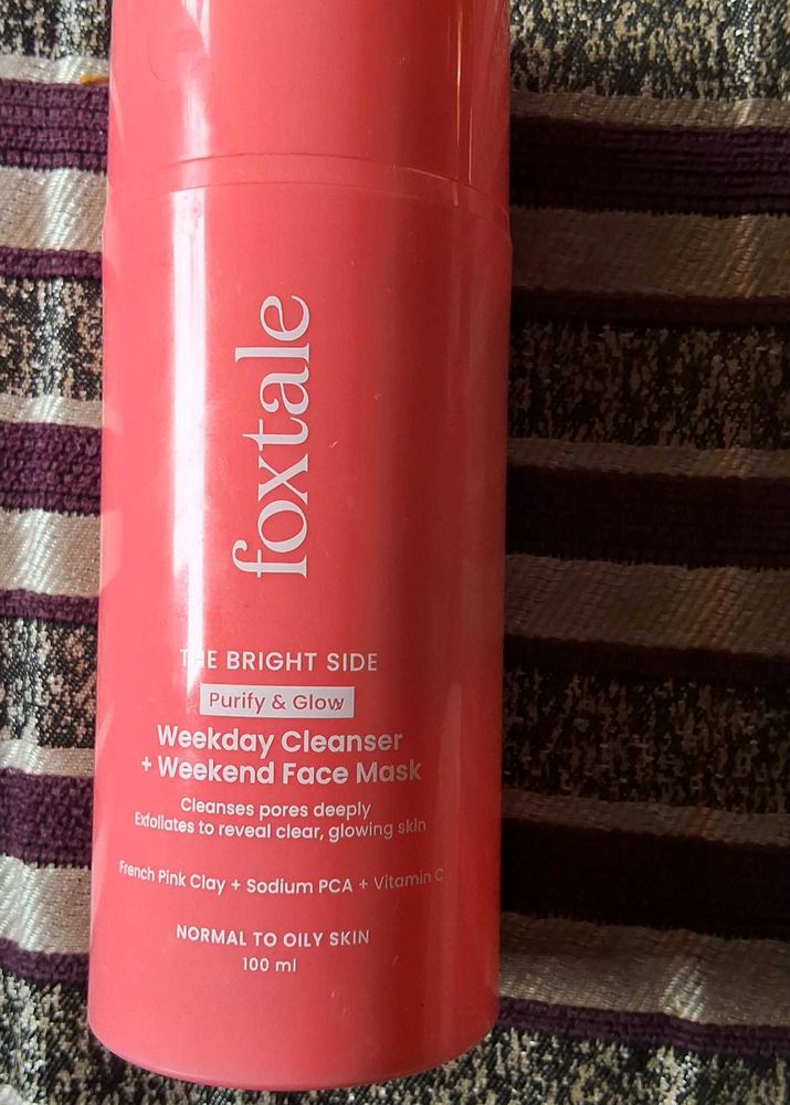 Foxtale Weekday Cleanser + Weekend Face Mask