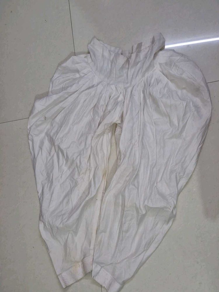 Traditional White Dhoti