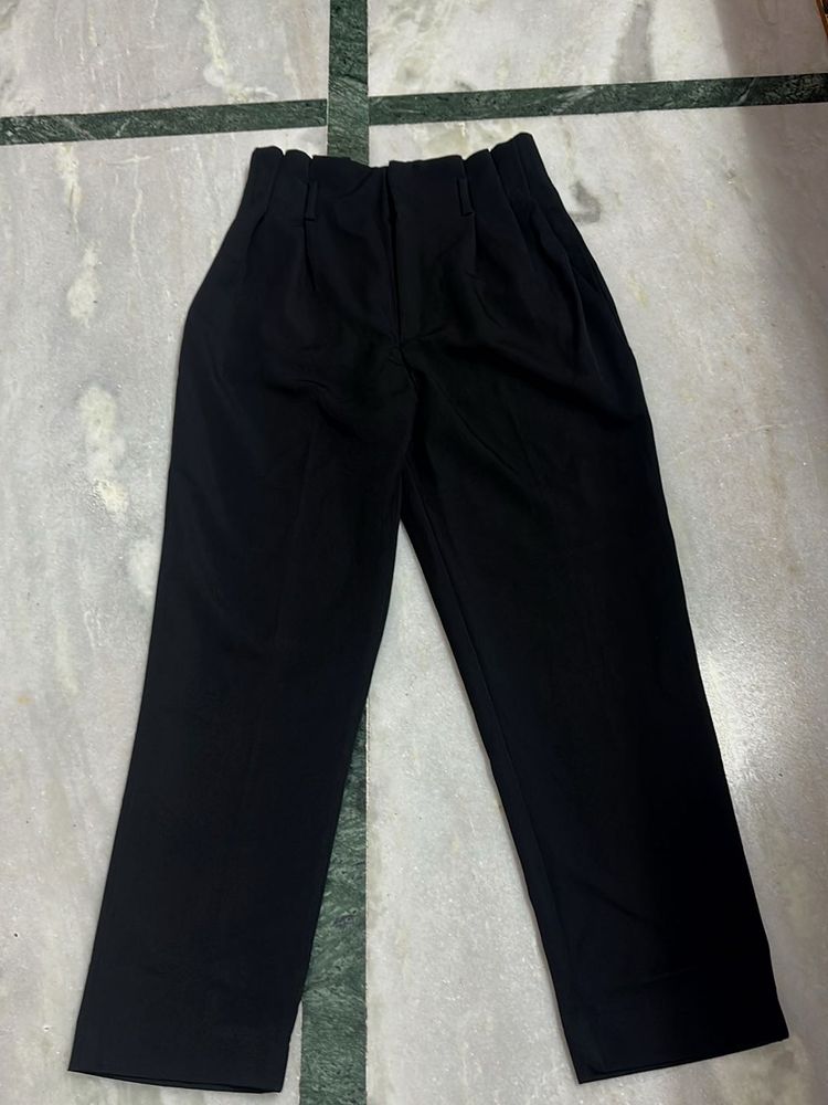 Classic Black High-Waisted Pants