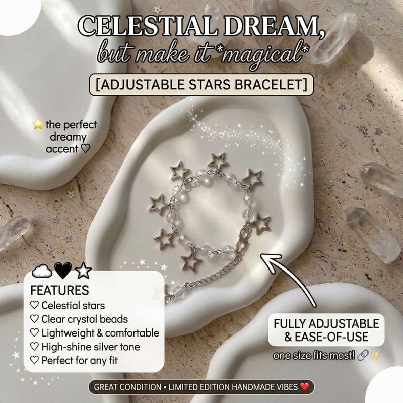 ✨ Dreamy Celestial Star bracelet ✨️