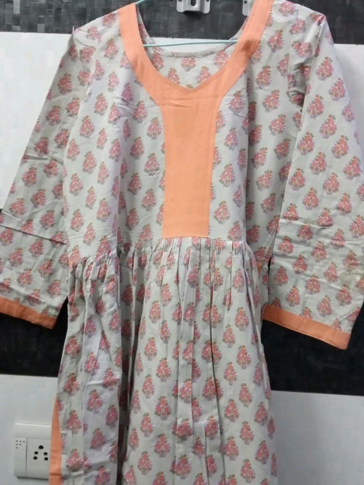 Naira Cut Cotton Kurta
