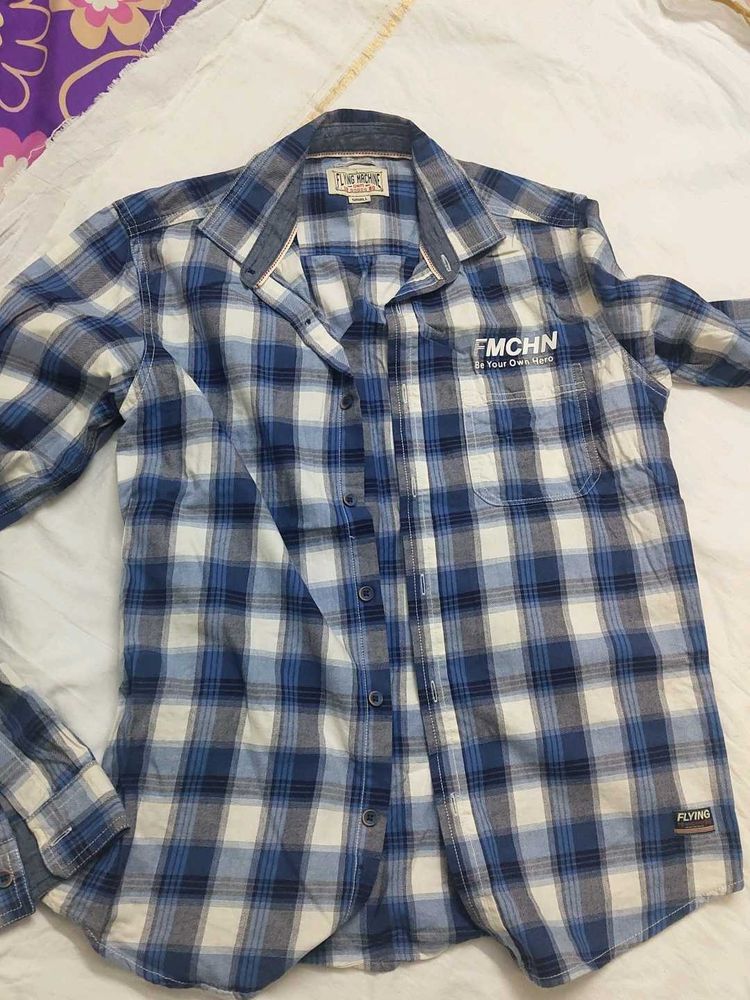 Flying Machine Plaid Shirt