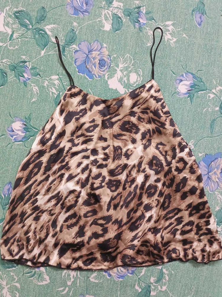 Leopard Print Camisole Top