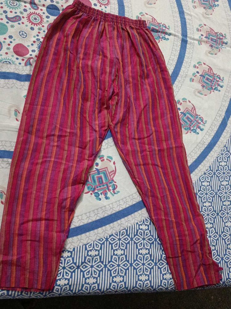 Vibrant Striped Palazzo Pants