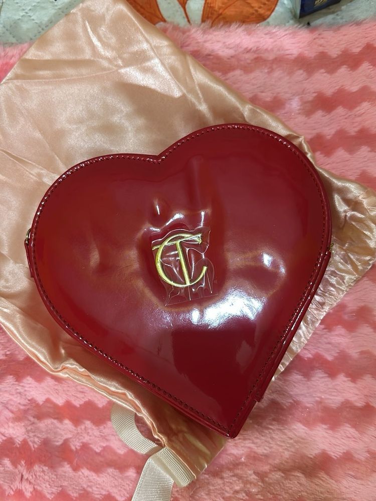 Charlotte tilbury heart shape bag