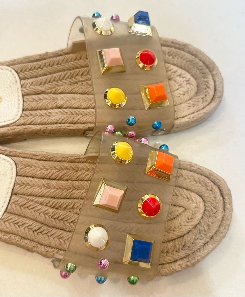 Embellished Plastic Slides