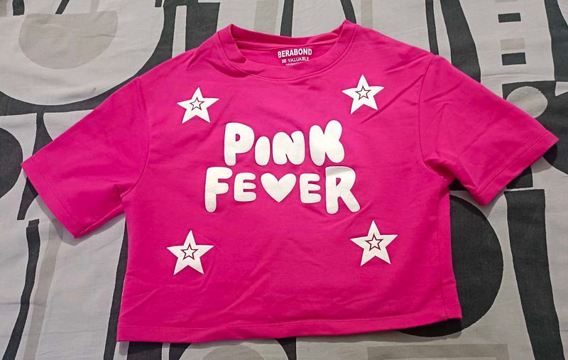 Pink Fever Cropped T-Shirt