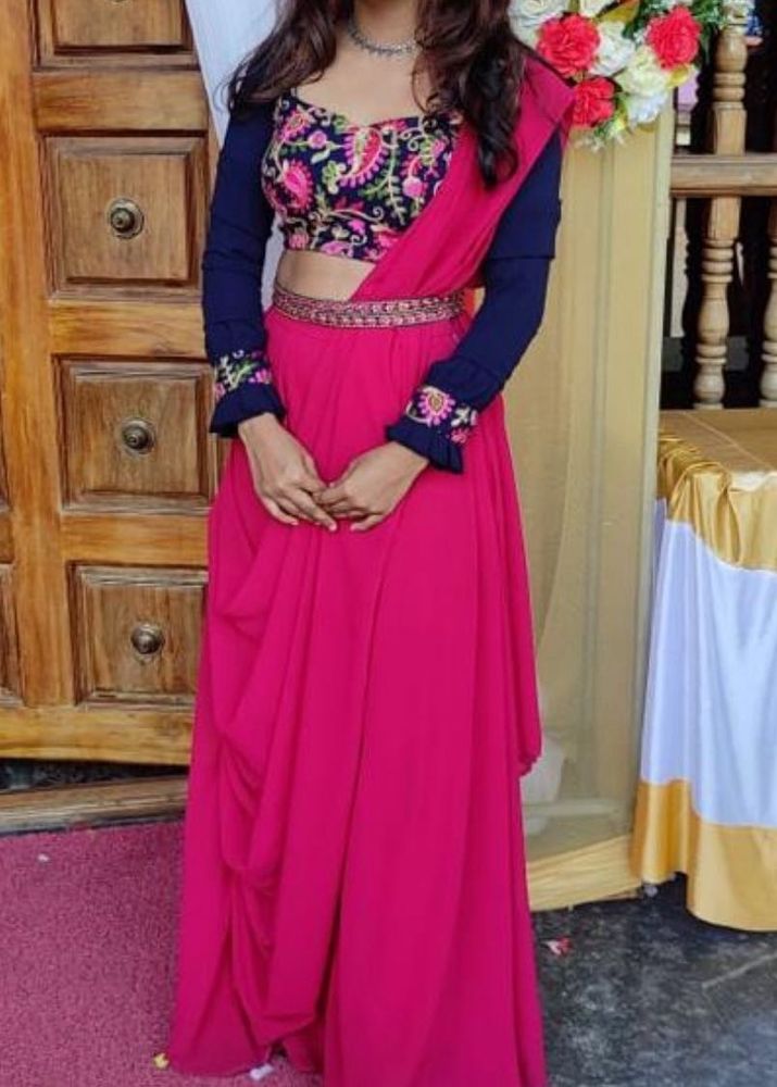 Elegant Embroidered Padded Blouse