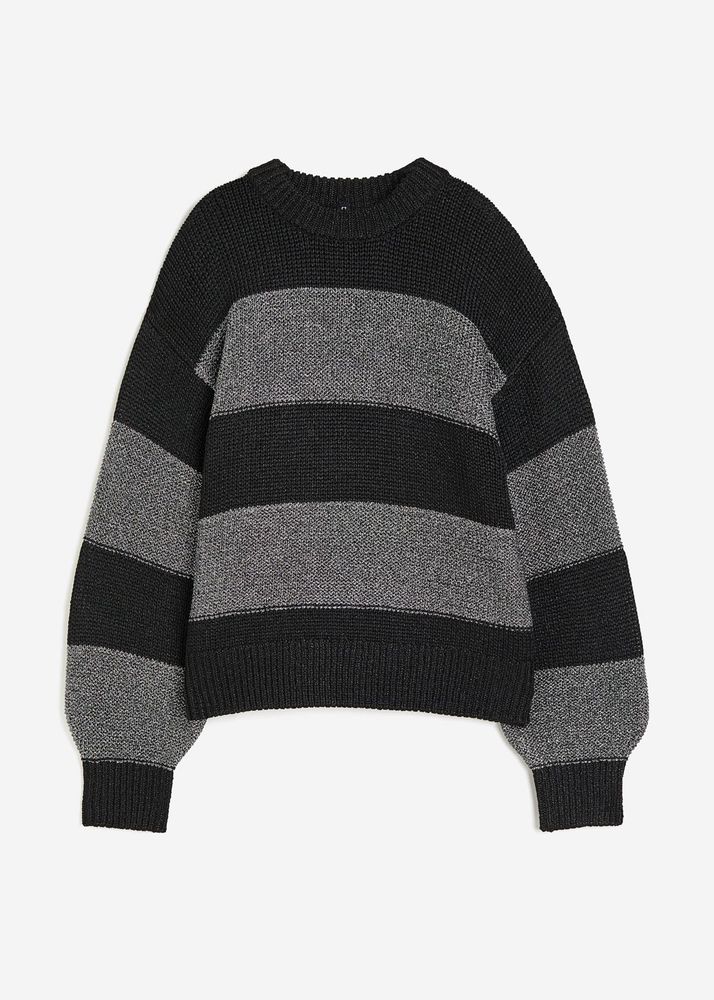 H&amp;M Striped Crew Neck Sweater
