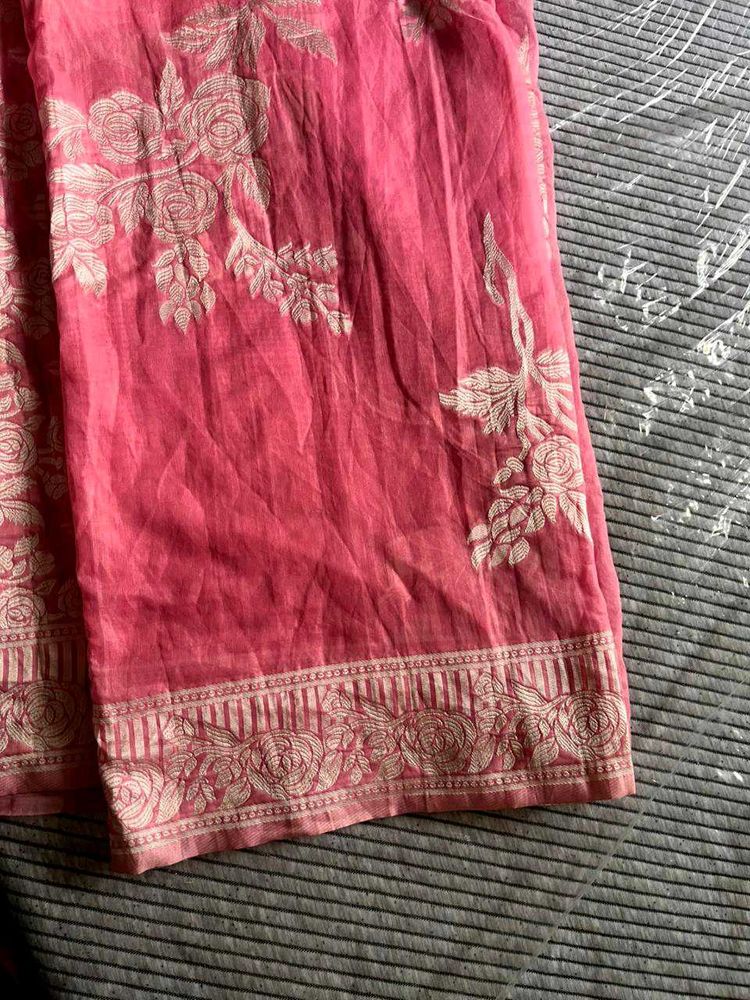 Floral Dress Material Traditional Saree