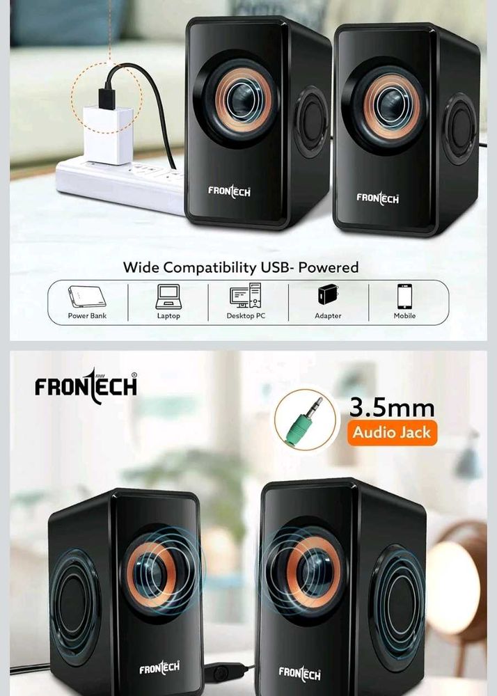 FRONTECH USB Powered 10W multimedia Speakers